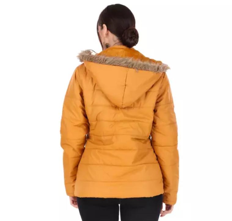 Women's Solid Fluffy/ Puff Jackets