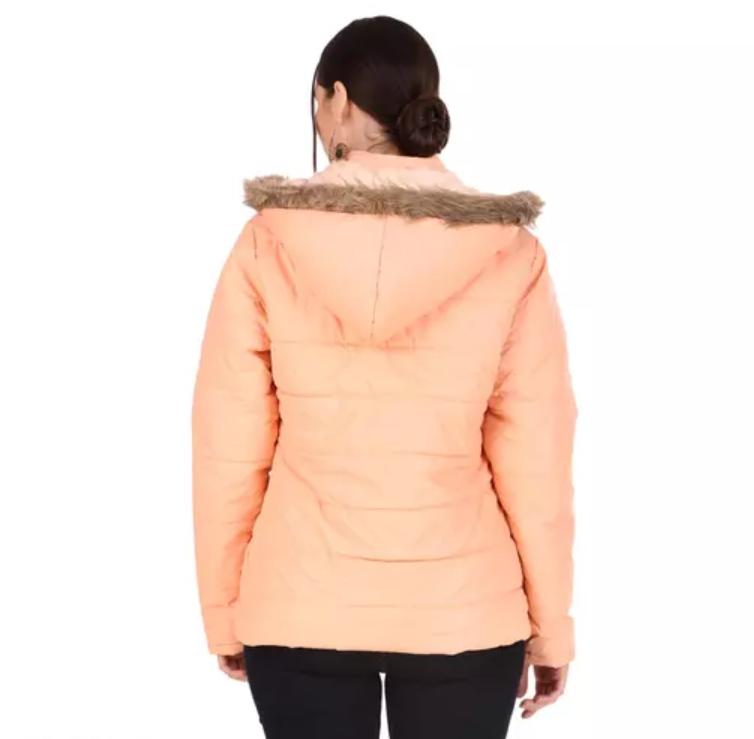 Women's Solid Fluffy/ Puff Jackets