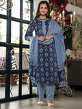 Viscose Rayon Kurta Pant Dupatta Set