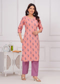 Ladies Cotton Kurti, Printed