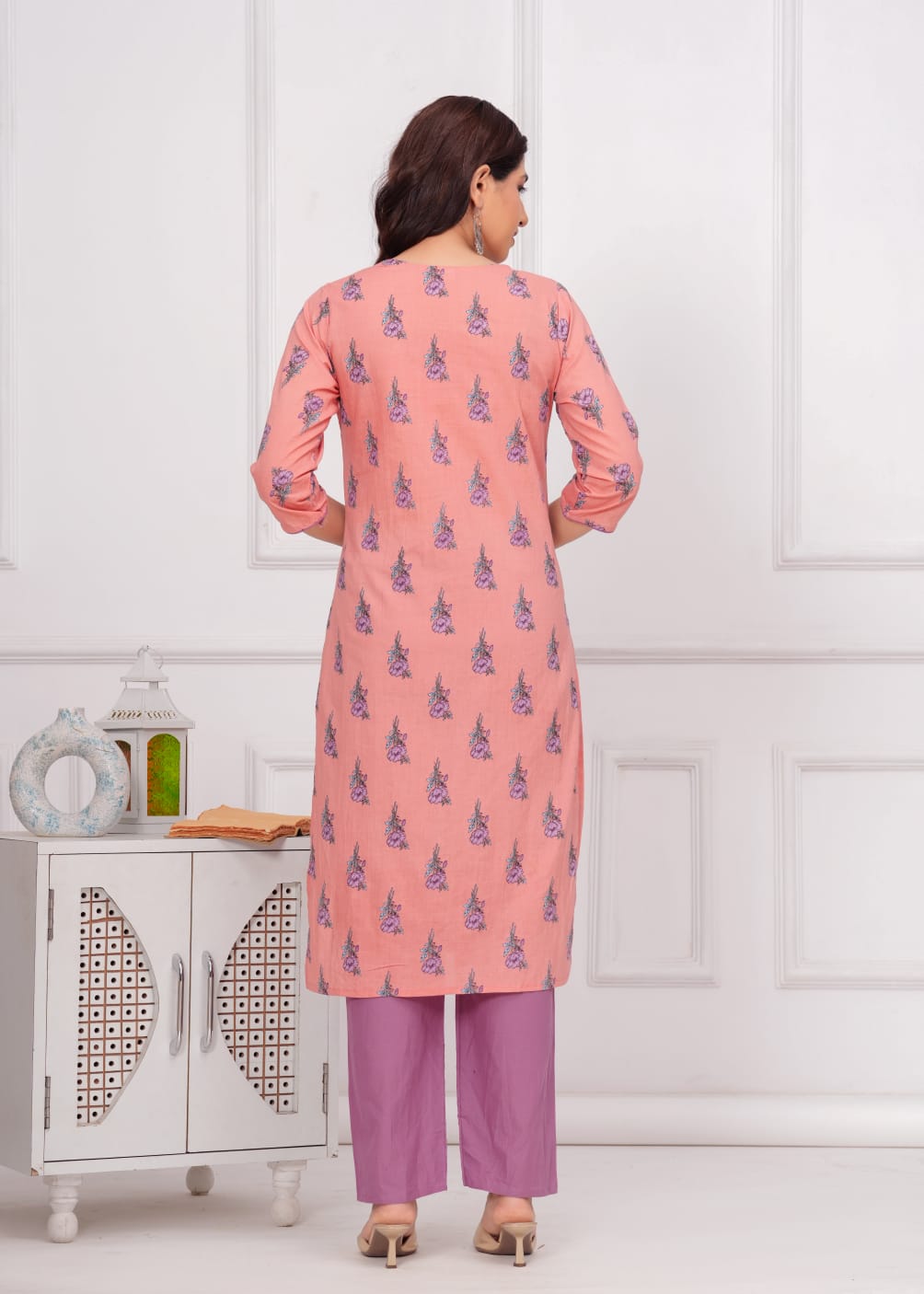 Ladies Cotton Kurti, Printed